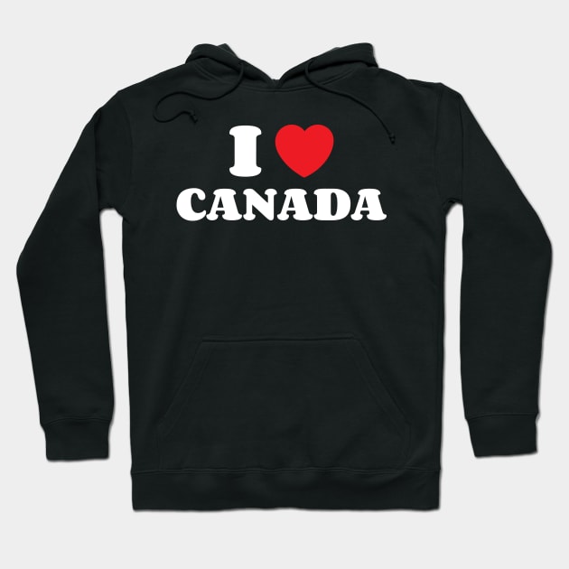 I Heart Canada Hoodie by Emma